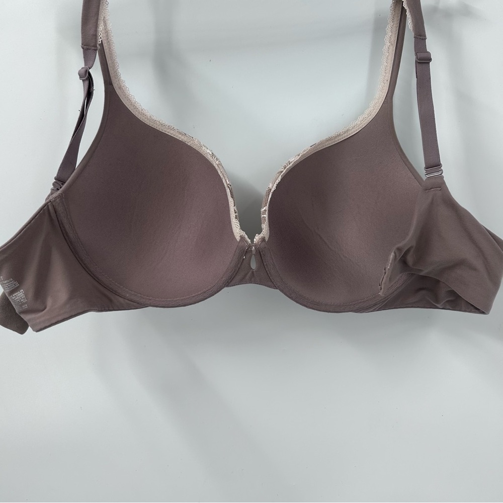 Victoria's Secret Perfect Shape Dusty Mauve Lace Bra. - Picture 3 of 5